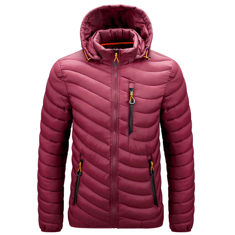 Berg-Feldt | Herren-Steppjacke mit Kapuze - Sverre