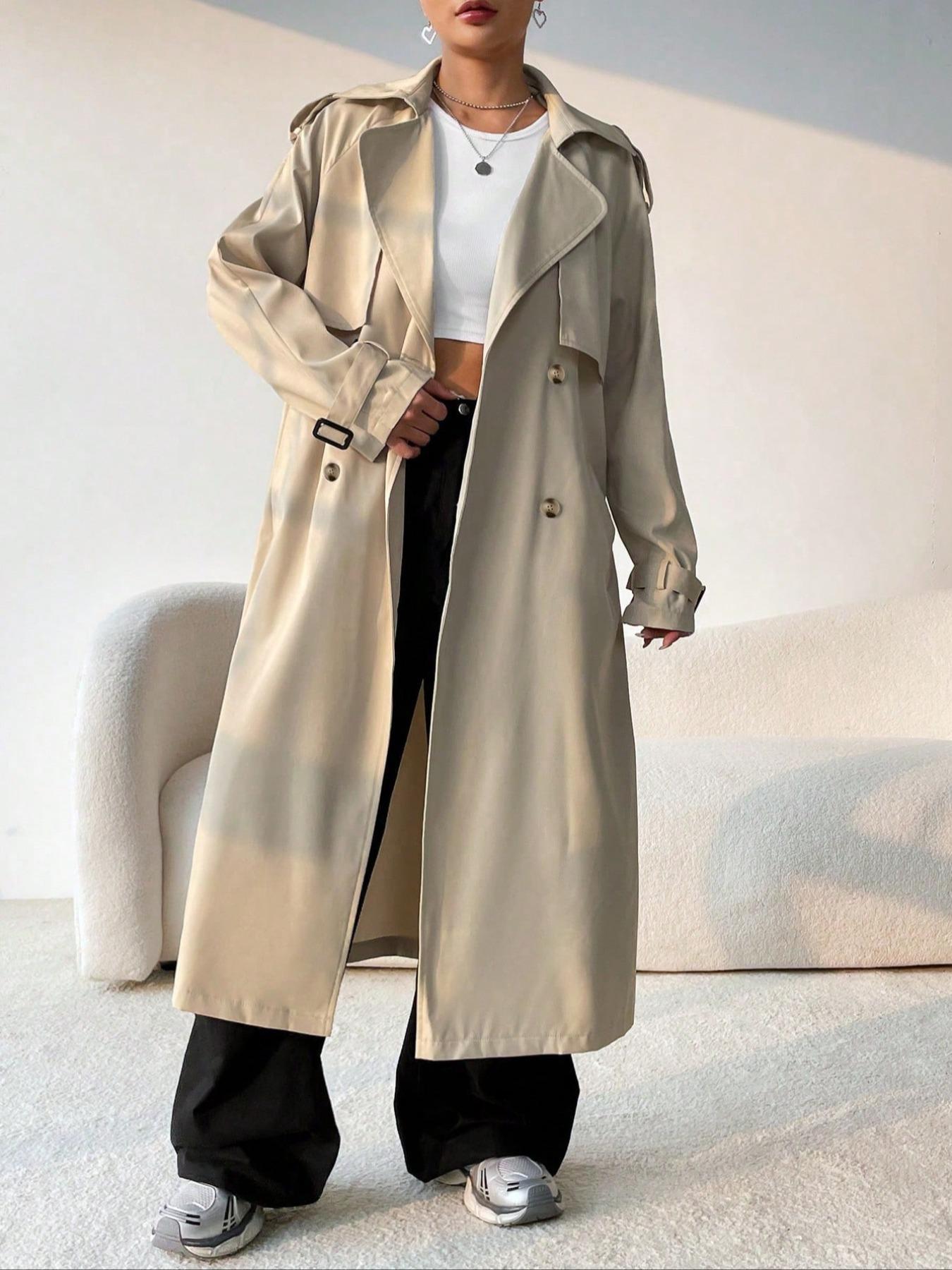 Berg-Feldt | Stilvoller Damen Trenchcoat mit Doppelter Knopfreihe