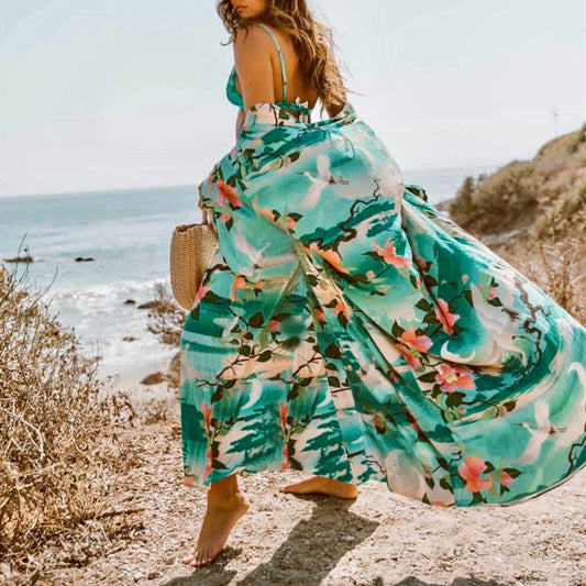 Women's Flowing Beach Cover-Up by berg-feldt
 - berg-feldt