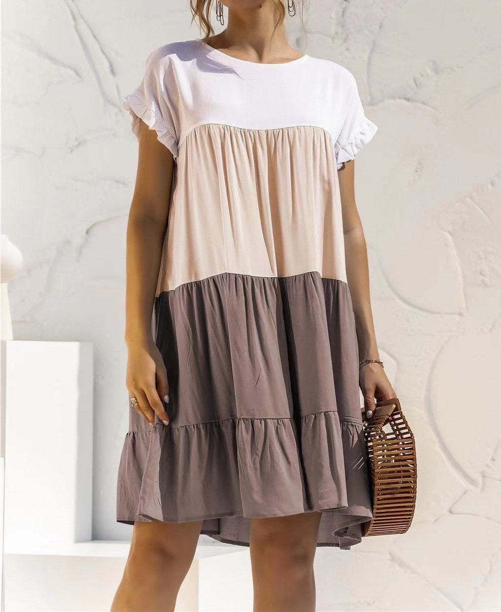 Robe d'été pour femmes : légère, décontractée, avec une jupe ample et des volants (berg-feldt)