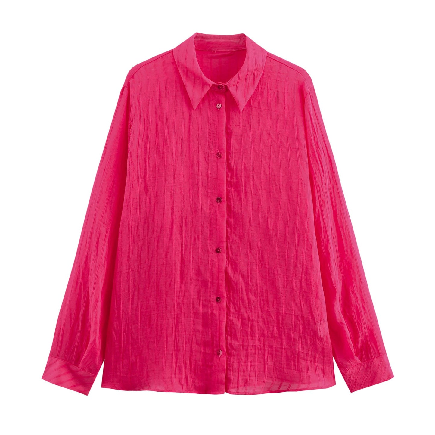Chemise boutonnée texturée légère Berg-Feldt pour femme