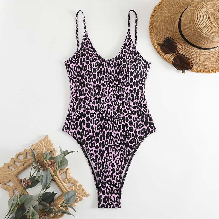 Berg-feldt Maillot de bain une pièce à motif animalier pour femme
