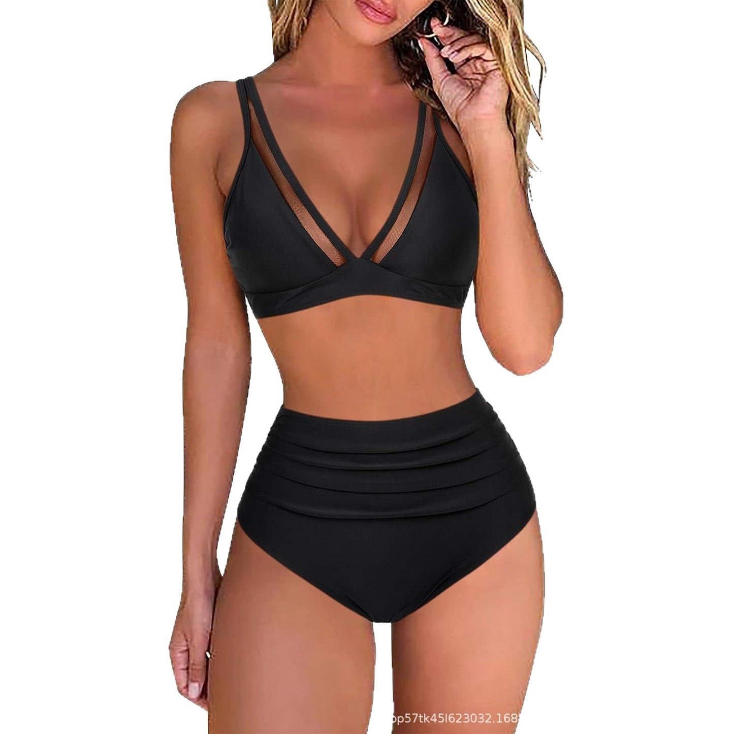 Maillot de bain échancré à décolleté en V par berg-feldt