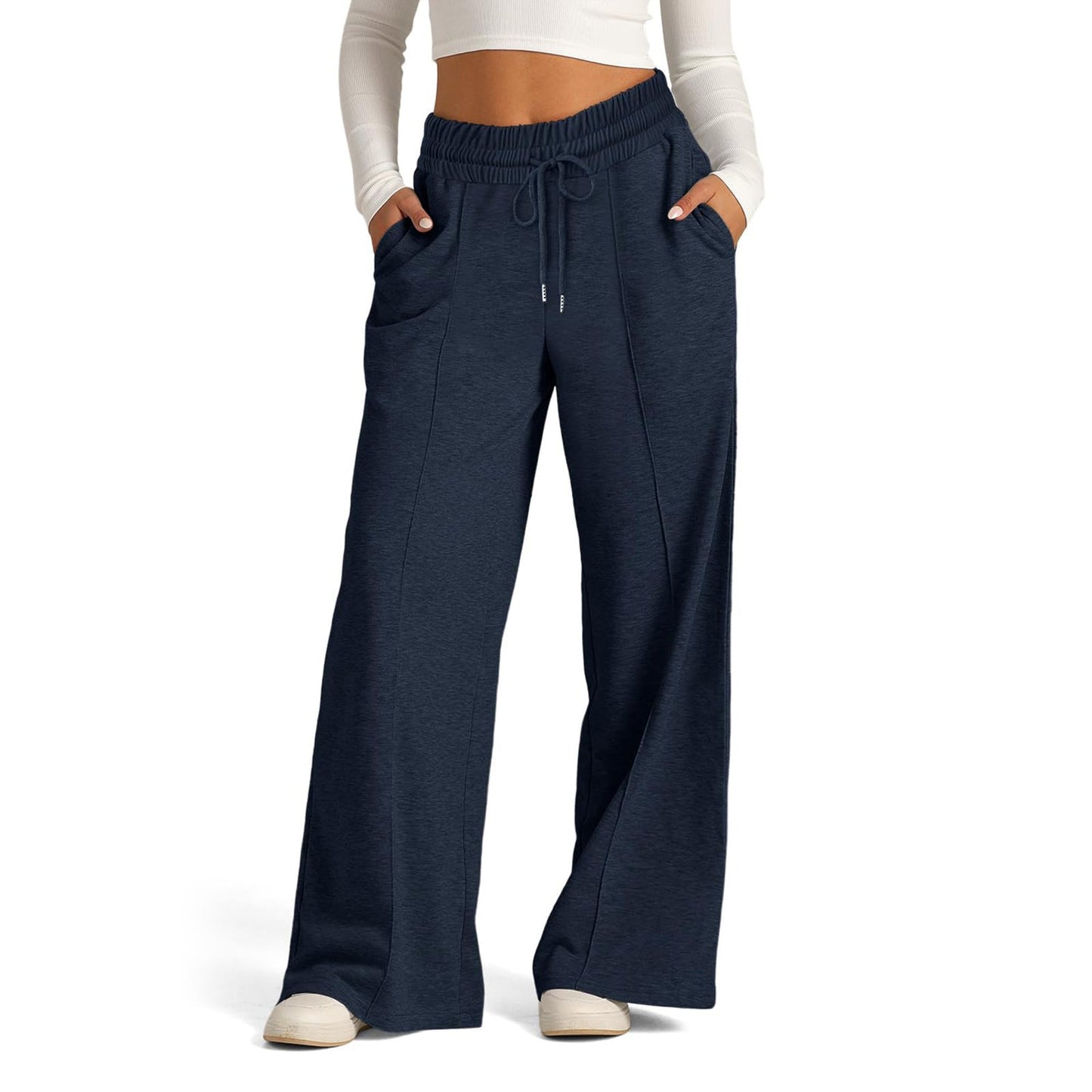 Komfortable Damenhose mit weitem Bein und Taschen von berg-feldt