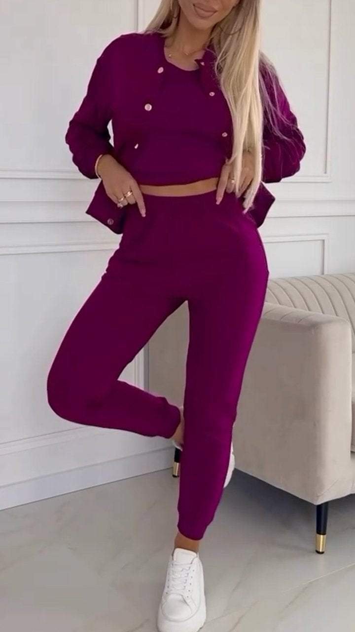 Ensemble loungewear zippé berg-feldt pour femme
