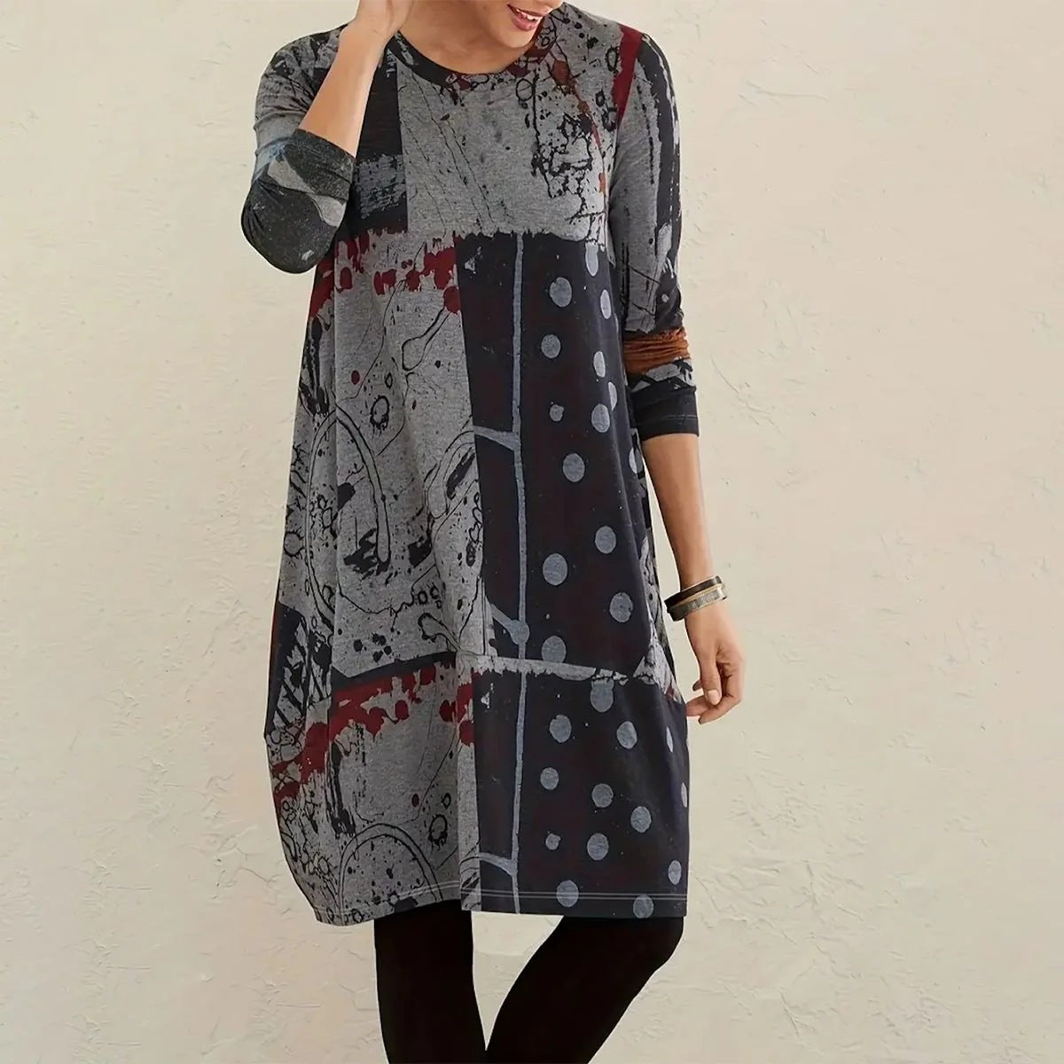 Robe Tunique Berg-feldt : Style Féminin, Artistique et Décontracté