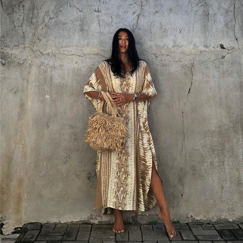 Robe caftan bohème pour femme de berg-feldt