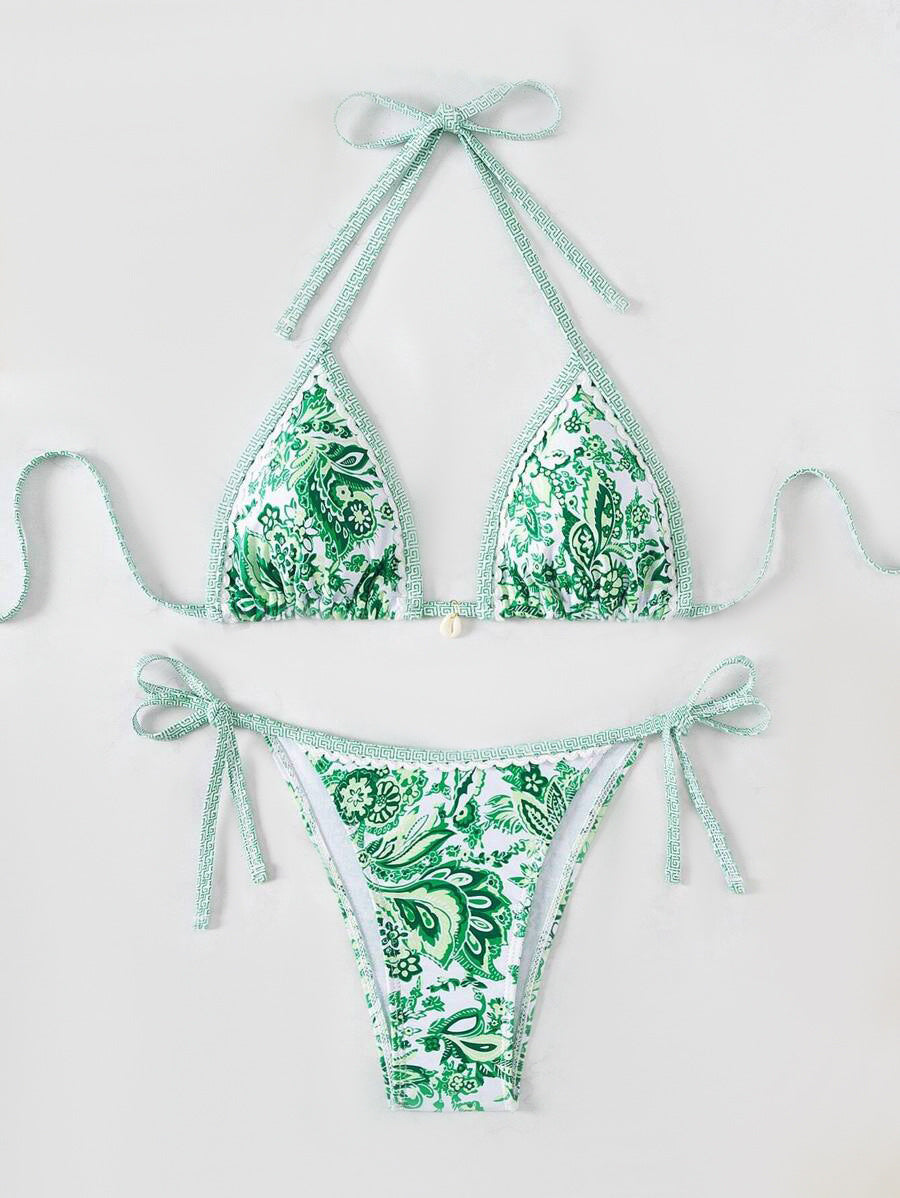 Ensemble de bikini triangle à bretelles réglables par berg-feldt
