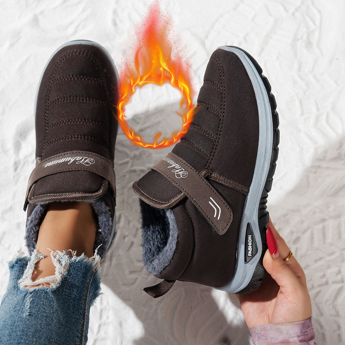 Damen Fleecegefütterte Sneaker Berg-Feldt