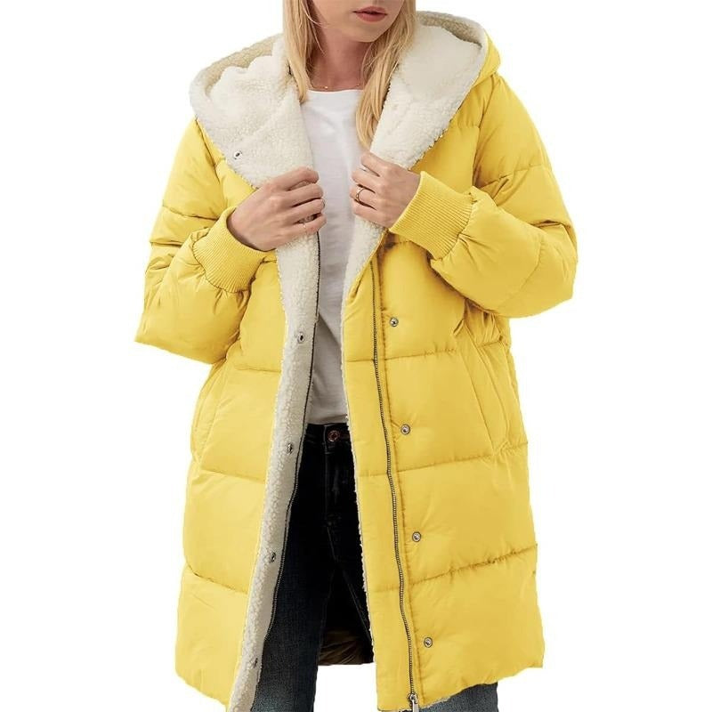 Berg-Feldt | Manteau d'hiver réversible en coton à capuche pour femme