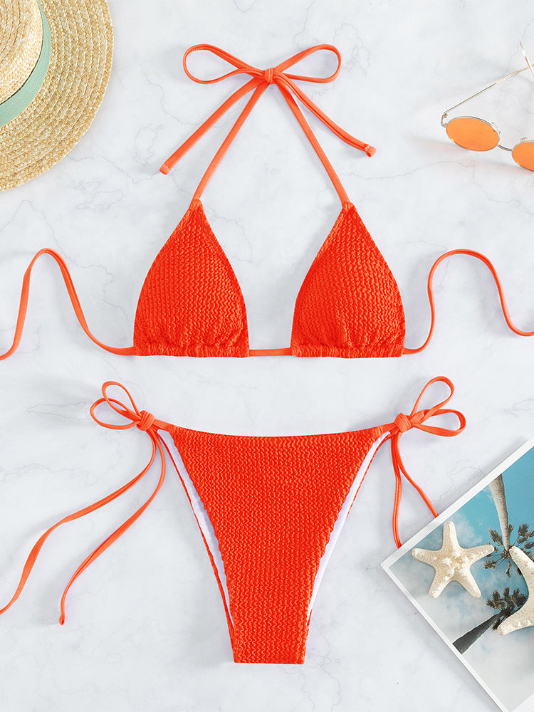 Haut de bikini triangle raffiné avec bretelles réglables pour femme de berg-feldt