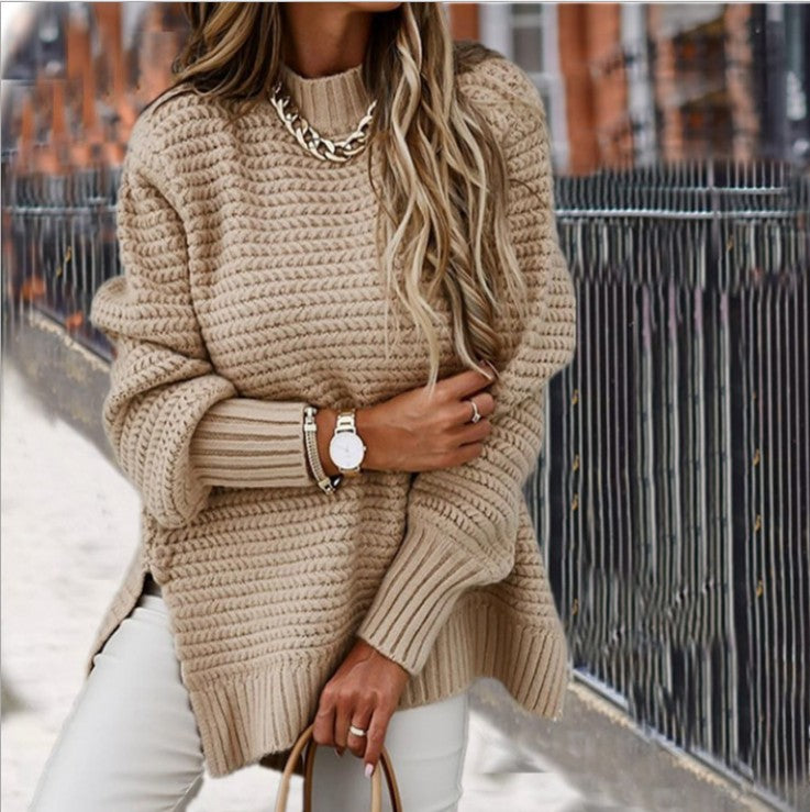 Damen Oversized Pullover mit strukturiertem Strick Berg-Feldt