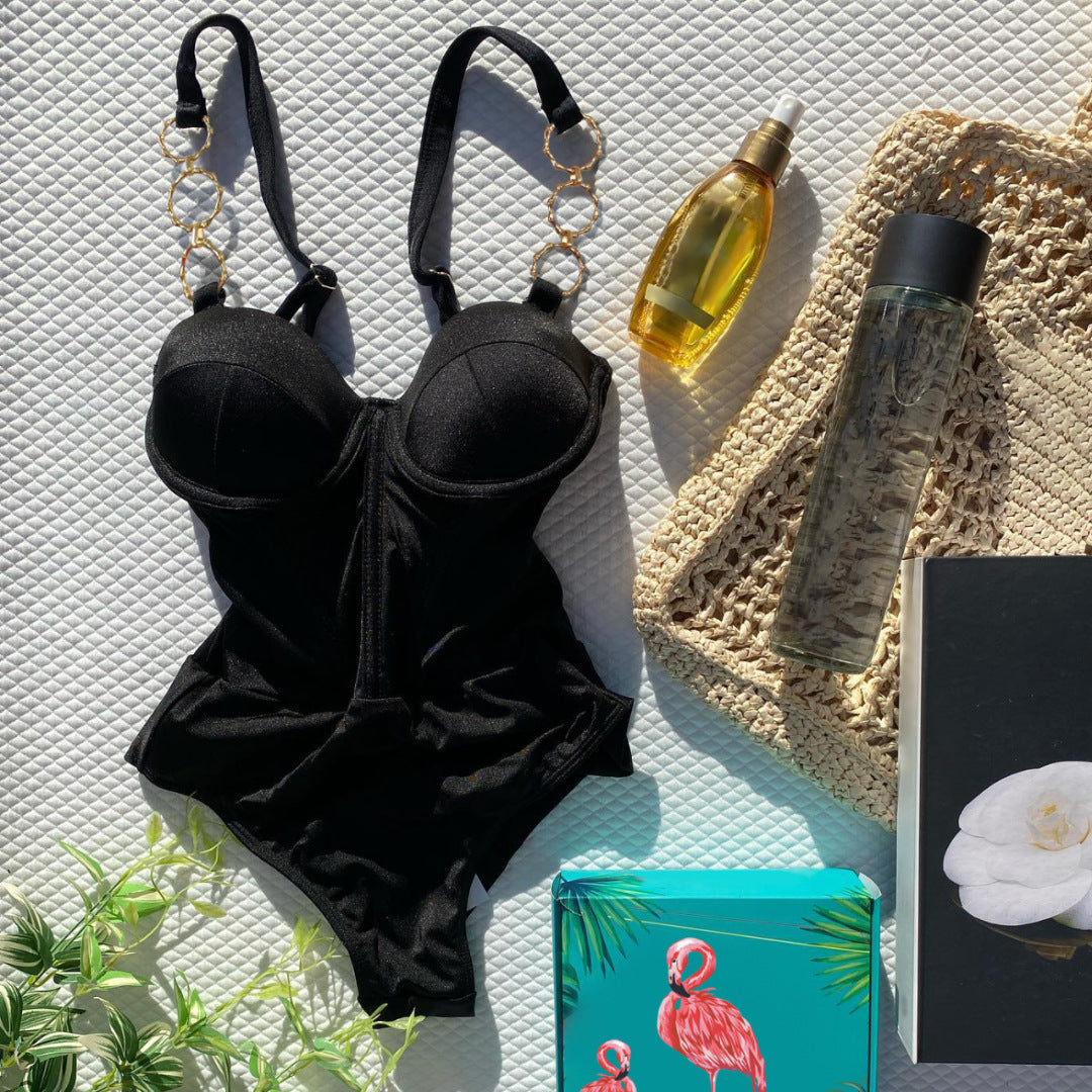 Maillot de bain push-up Berg-Feldt pour femme avec bretelles réglables