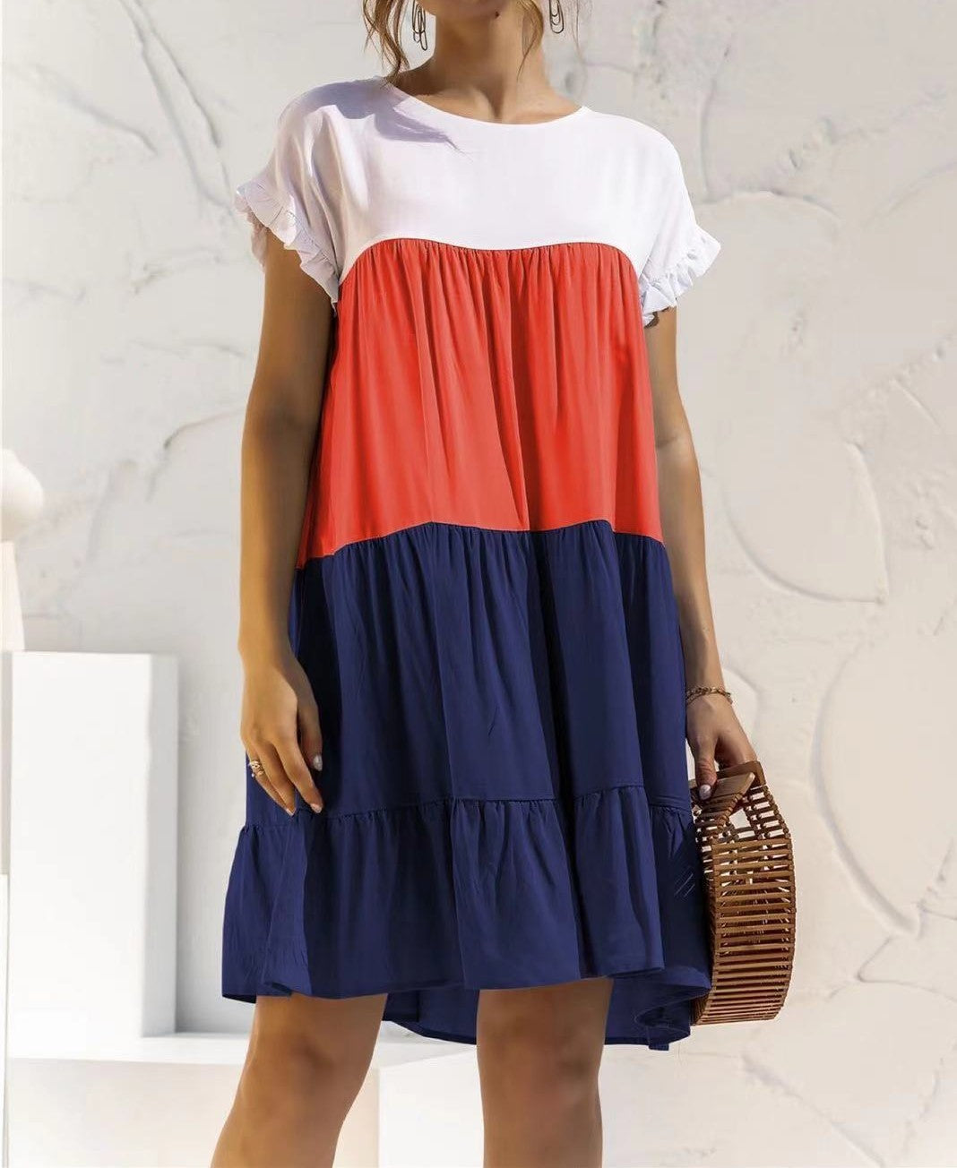 Robe d'été pour femmes : légère, décontractée, avec une jupe ample et des volants (berg-feldt)