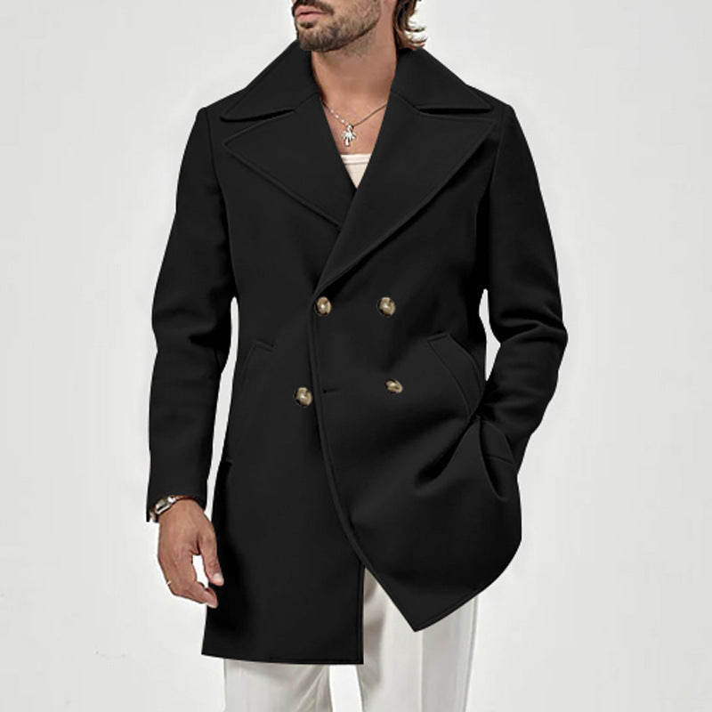 Manteau homme élégant à double boutonnage avec col Berg-Feldt