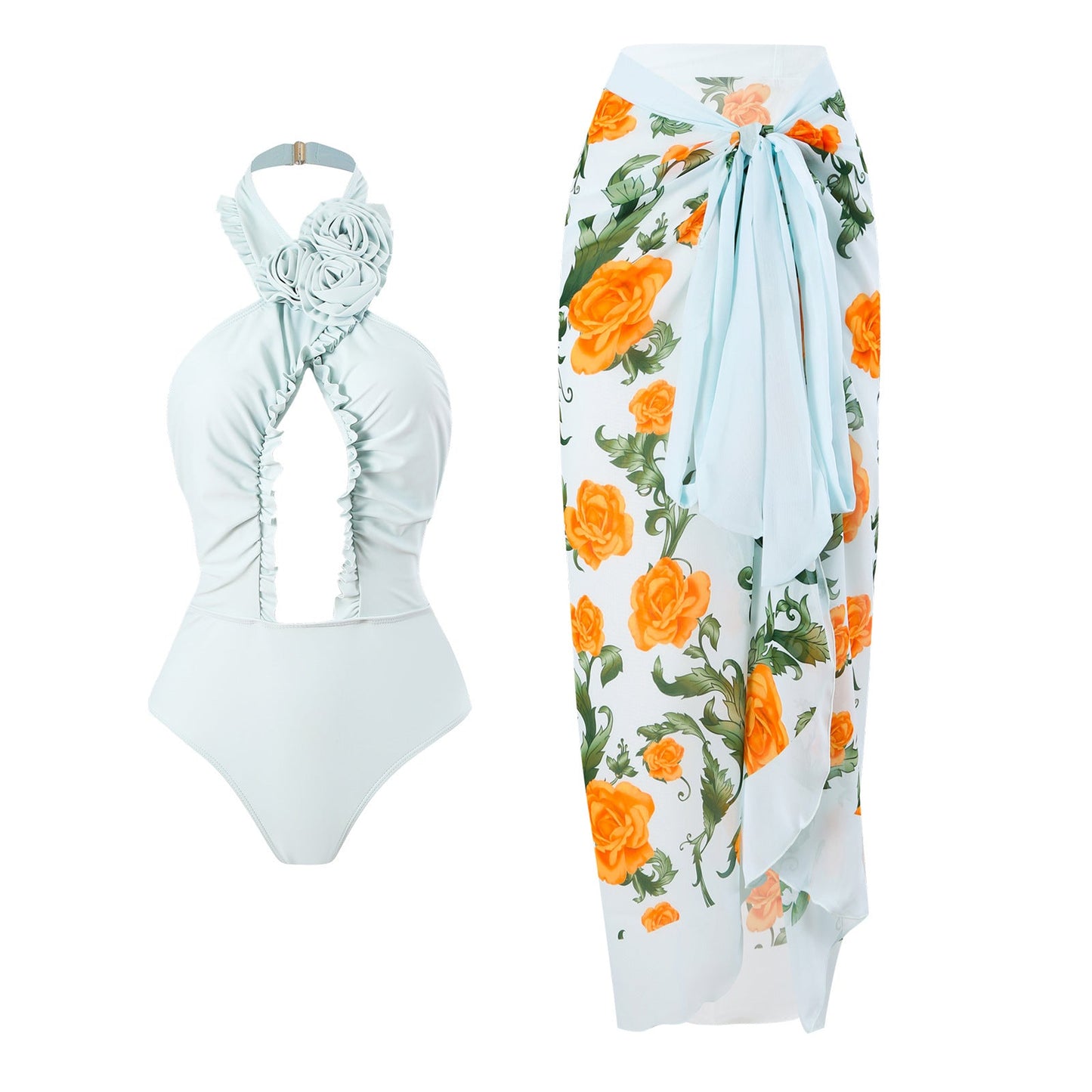 Bademode-Set mit Strasssteinen von berg-feldt für Damen