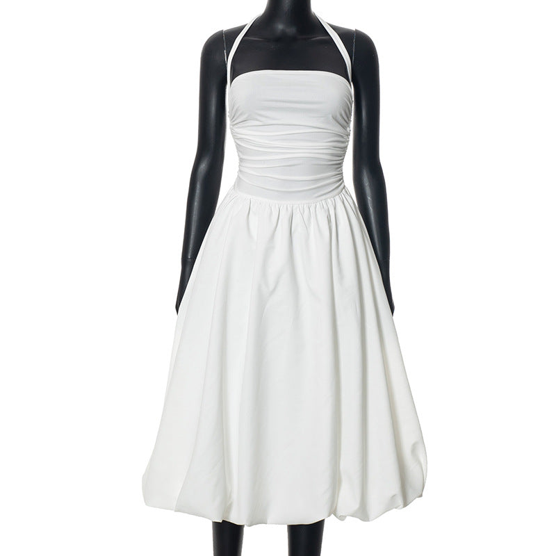 A-Linie Damen-Midi-Kleid mit verstellbaren Trägern von berg-feldt