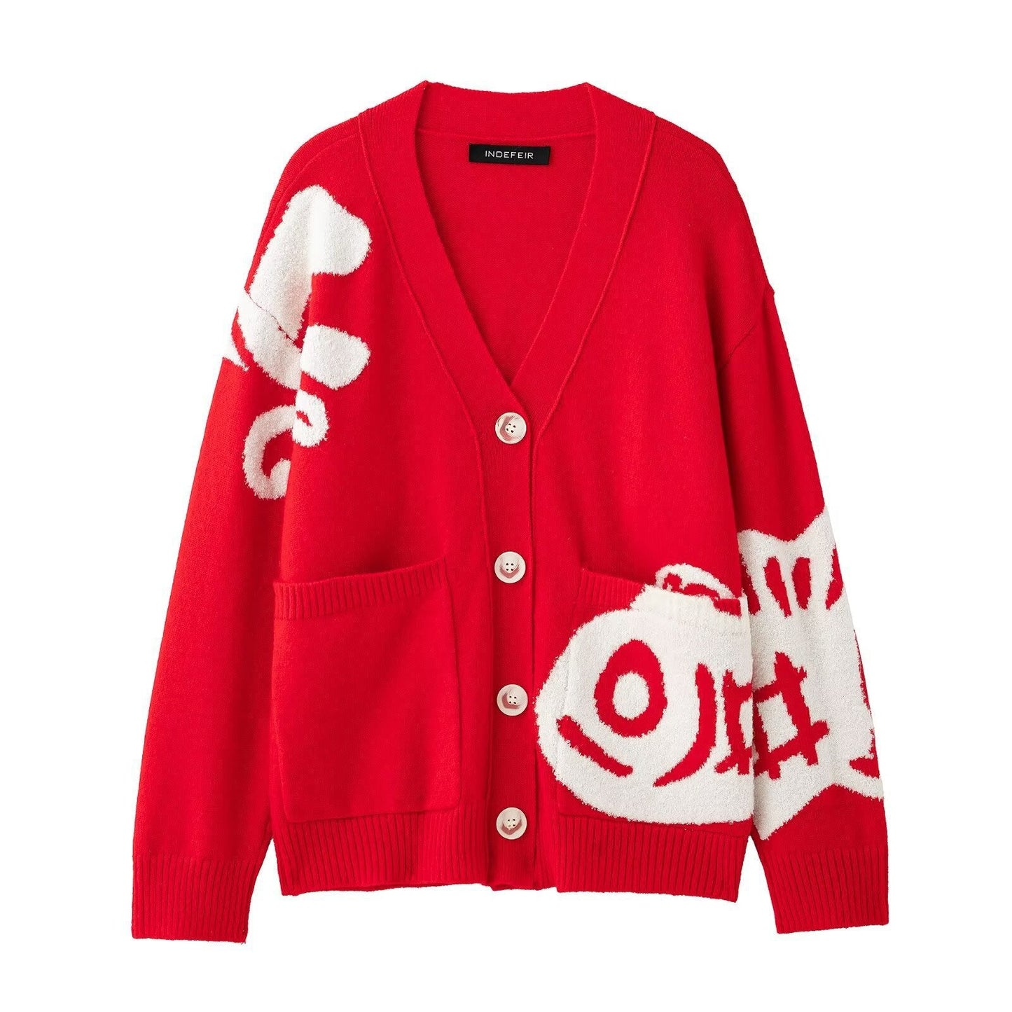 Gilet cardigan à motifs Berg-Feldt pour femme