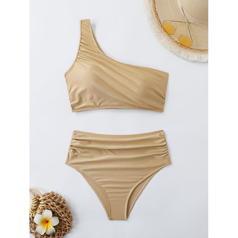 Ensemble de bikini Berg-Feldt pour femme, asymétrique, taille haute