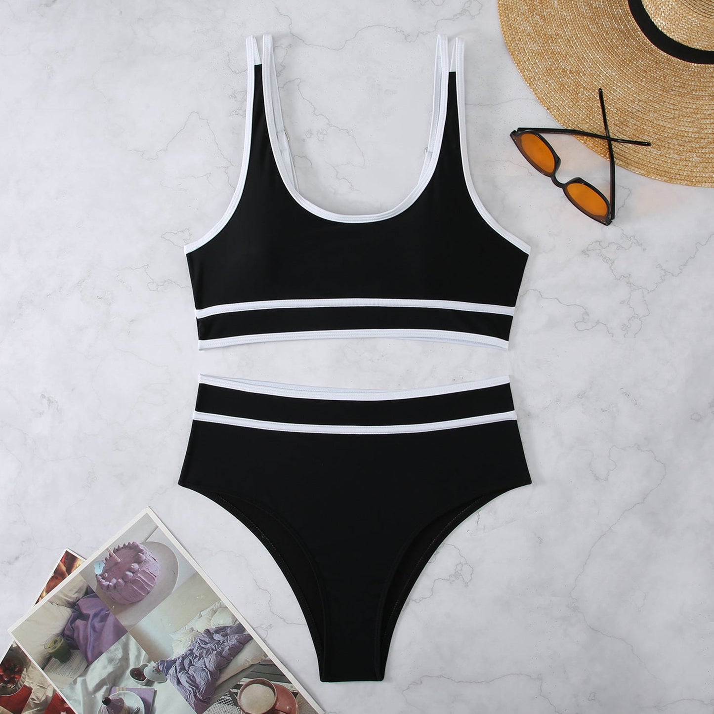 Sportlicher Damen Bikini Hochschnitt Set berg-feldt