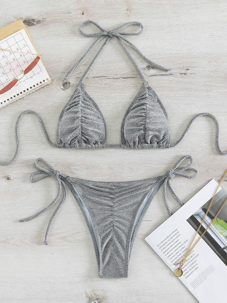 Maillot de bain femme Berg-Feldt avec fronces et bretelles réglables