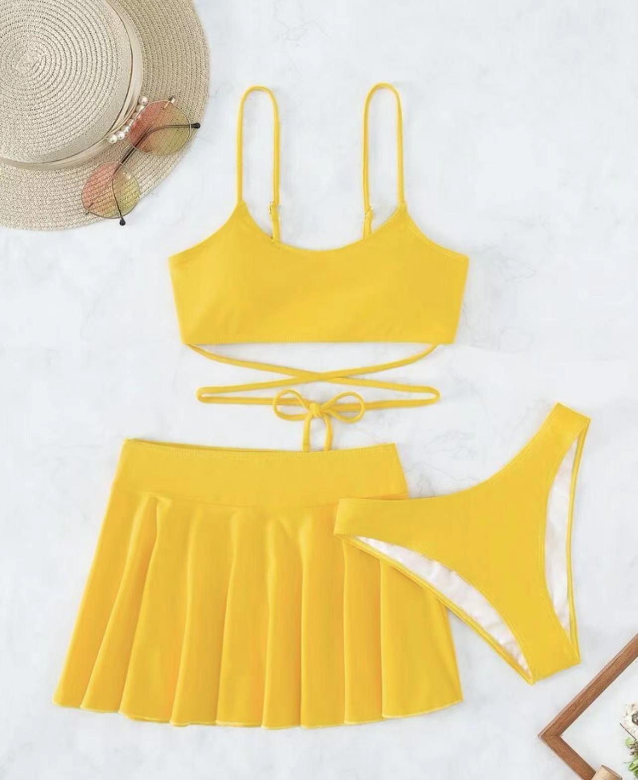 Ensemble de bikini jupe taille haute Bergfeldt pour femmes