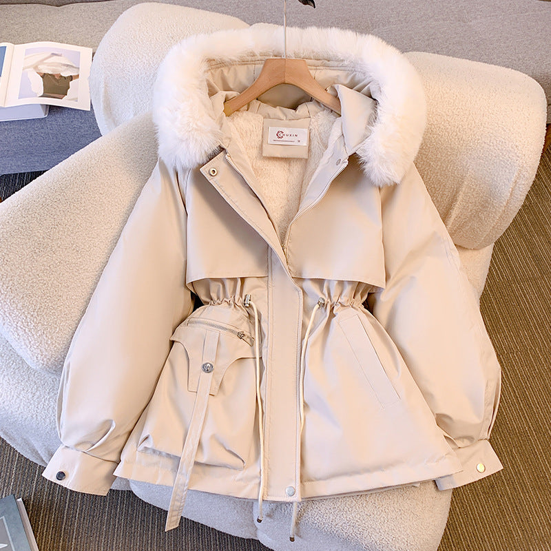 Doudoune chic pour femme avec col en fausse fourrure amovible et poches pratiques Berg-Feldt