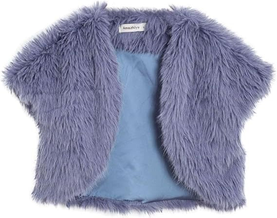 Damen-gilet en fausse fourrure duveteuse à design ouvert Berg-Feldt