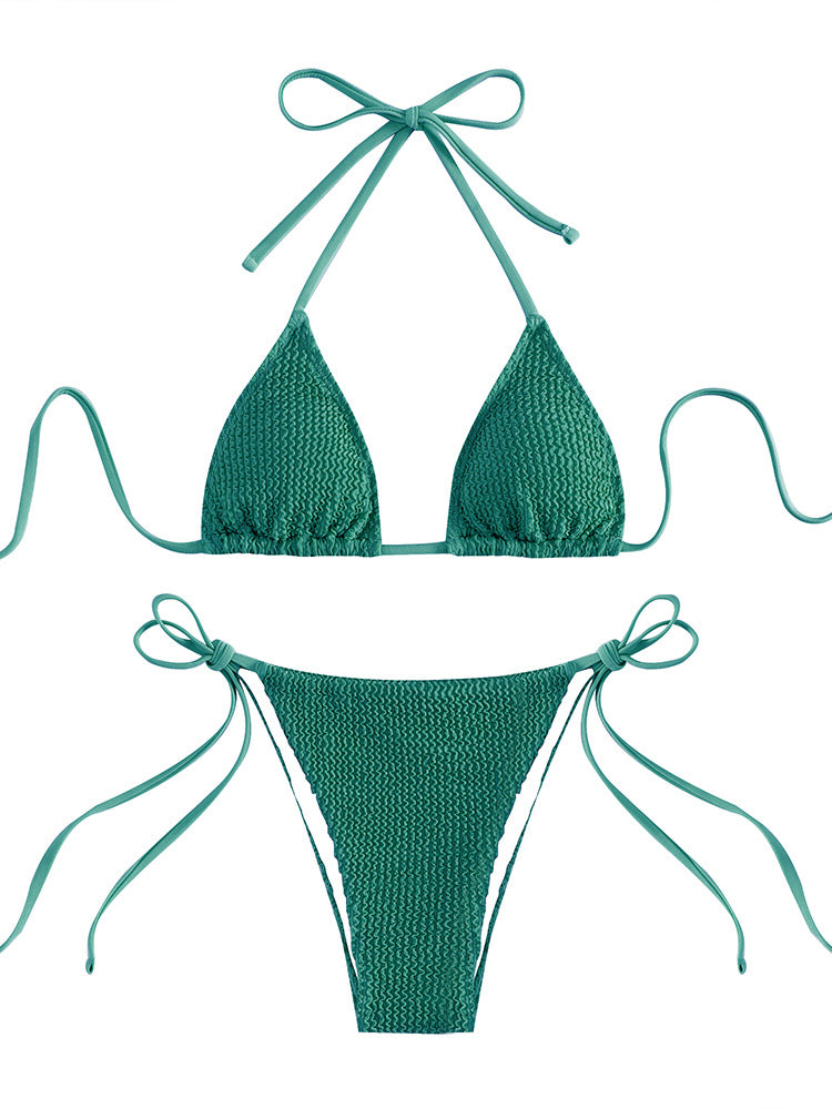 Haut de bikini triangle raffiné avec bretelles réglables pour femme de berg-feldt