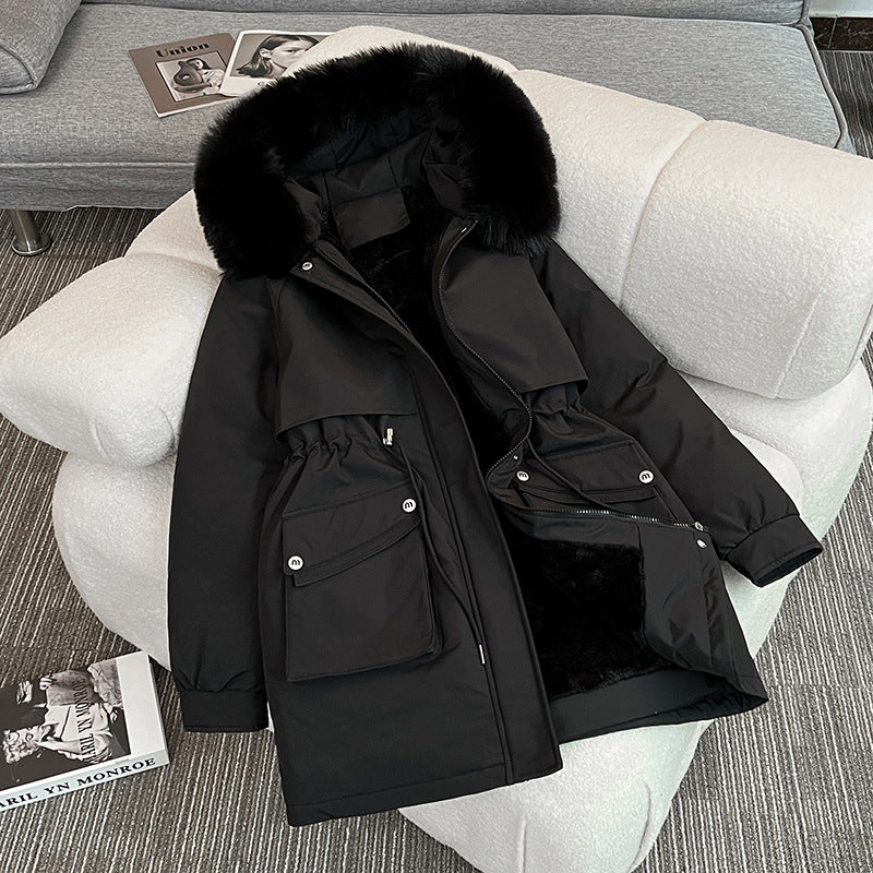 Damen Parka d'hiver tendance avec doublure douillette et poches pratiques Berg-Feldt