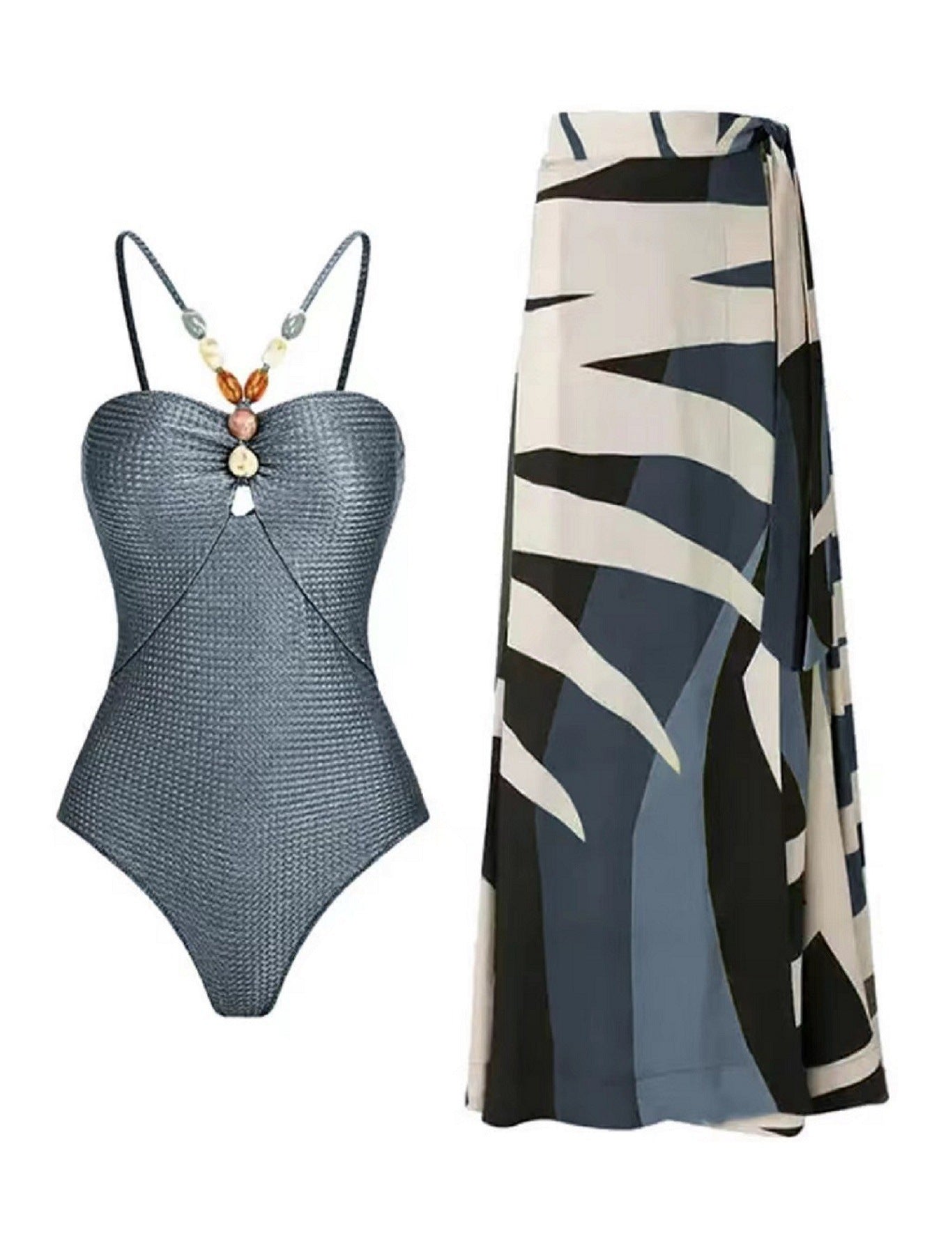 Maillot de bain élégant pour femme avec jupe portefeuille de berg-feldt