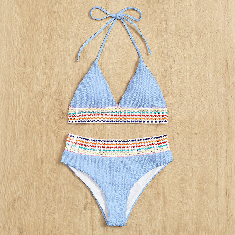 Bikini structuré avec culotte taille haute de berg-feldt