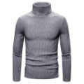 Herren Stehkragen Pullover aus feiner Rippenstrick Berg-Feldt