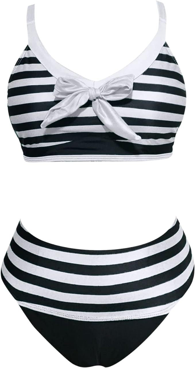 Ensemble bikini pour femme avec haut cache-cœur tendance et coupe montante de berg-feldt