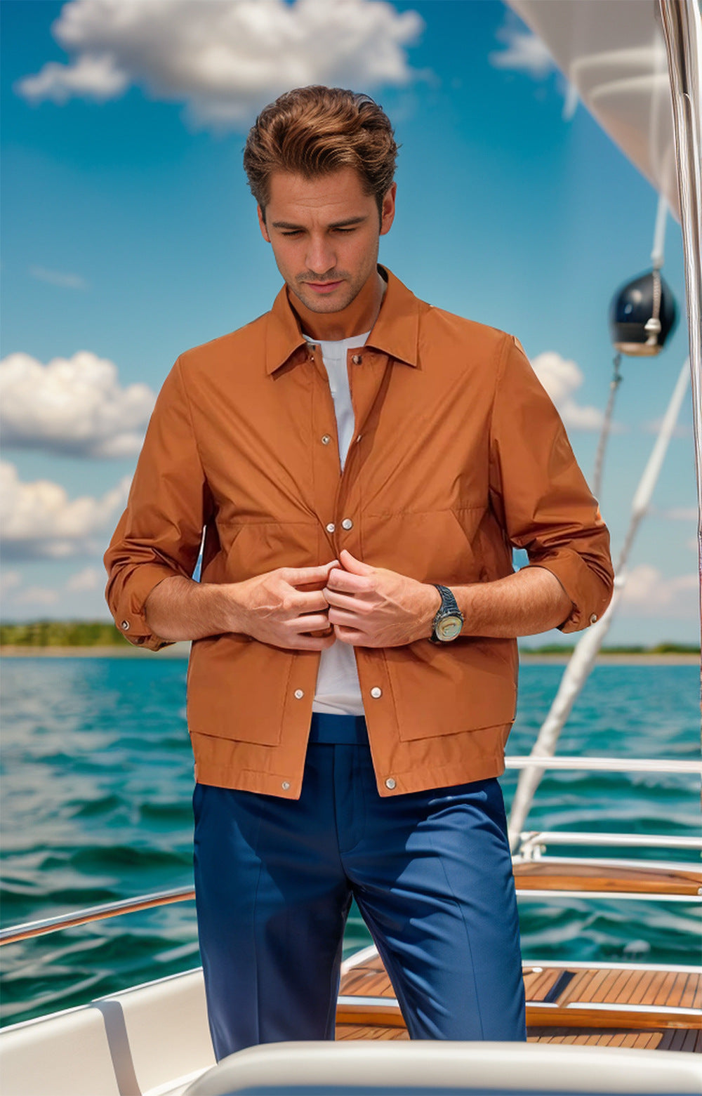 Herren leichte Outdoor-Jacke Berg-Feldt