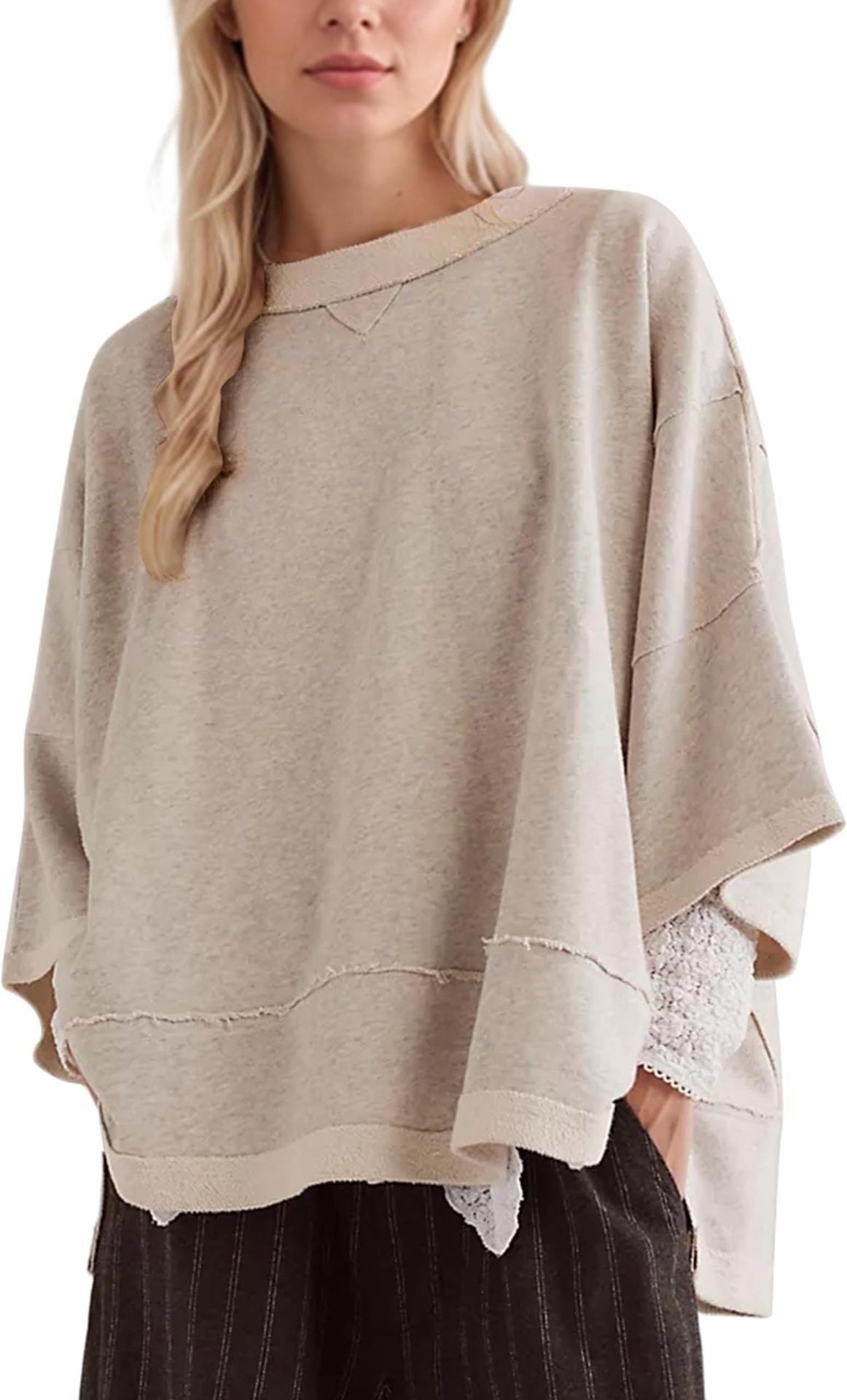 Damen oversized Sweatshirt mit fließendem Schnitt Berg-Feldt