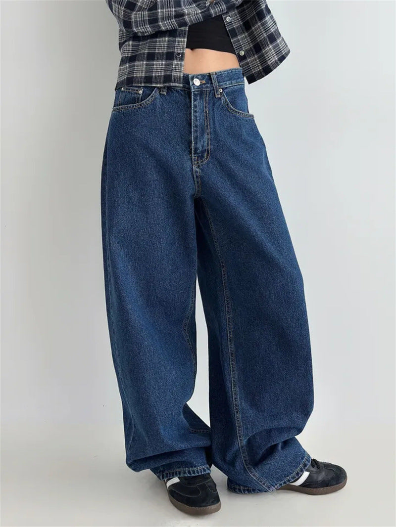 Damenjeans baggy taille haute Berg-Feldt