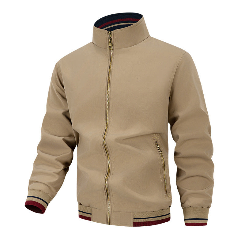 Herren modische Übergangsjacke mit hohem Kragen und praktischen Taschen Berg-Feldt