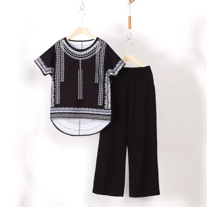 Ensemble de Loungewear brodé Berg-Feldt pour femme