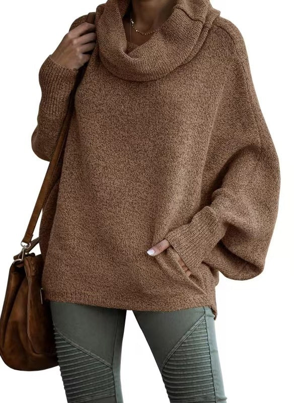Damen Oversized Strickpullover mit Rollkragen Berg-Feldt