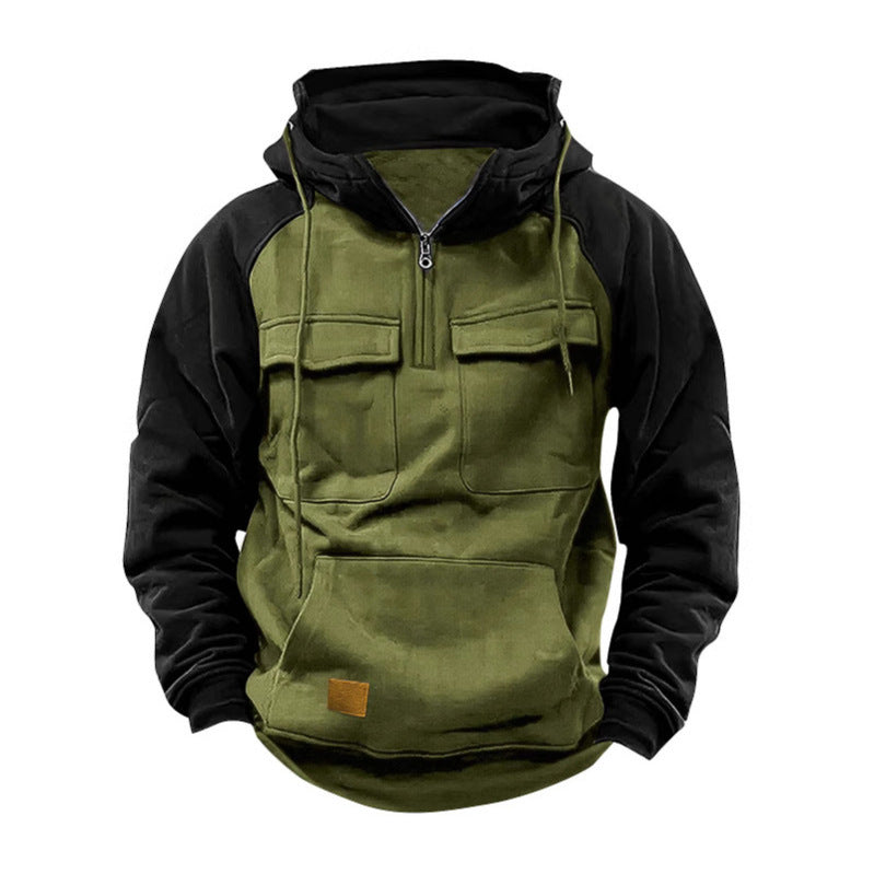 Sweat à capuche fonctionnel pour homme avec poches pratiques et design innovant Berg-Feldt