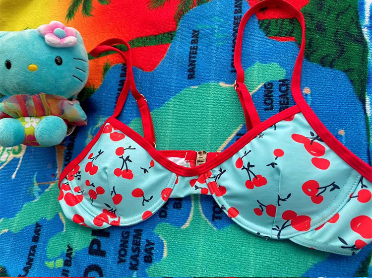 Haut de bikini à armatures Kirschendruck de Berg-Feldt