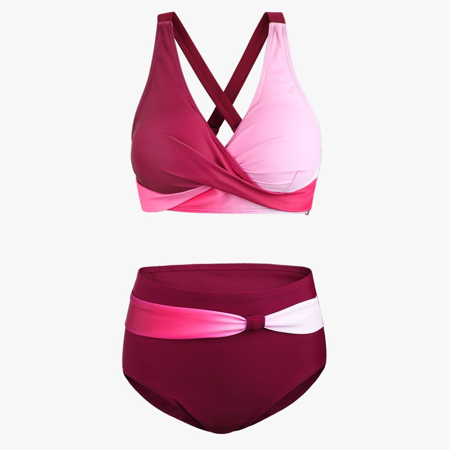Ensemble de bikini moulant pour femme avec haut à nouer de berg-feldt