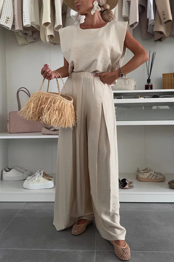 Combinaison élégante et ample à jambes larges pour femme, par berg-feldt