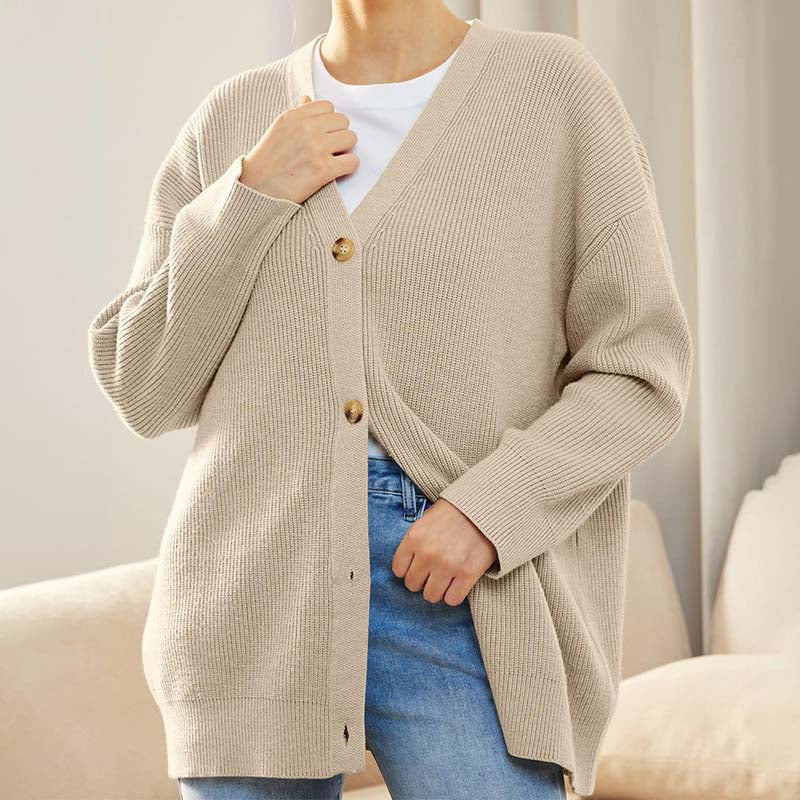 Berg-Feldt | Klassische Strick-Strickjacke für Alltag