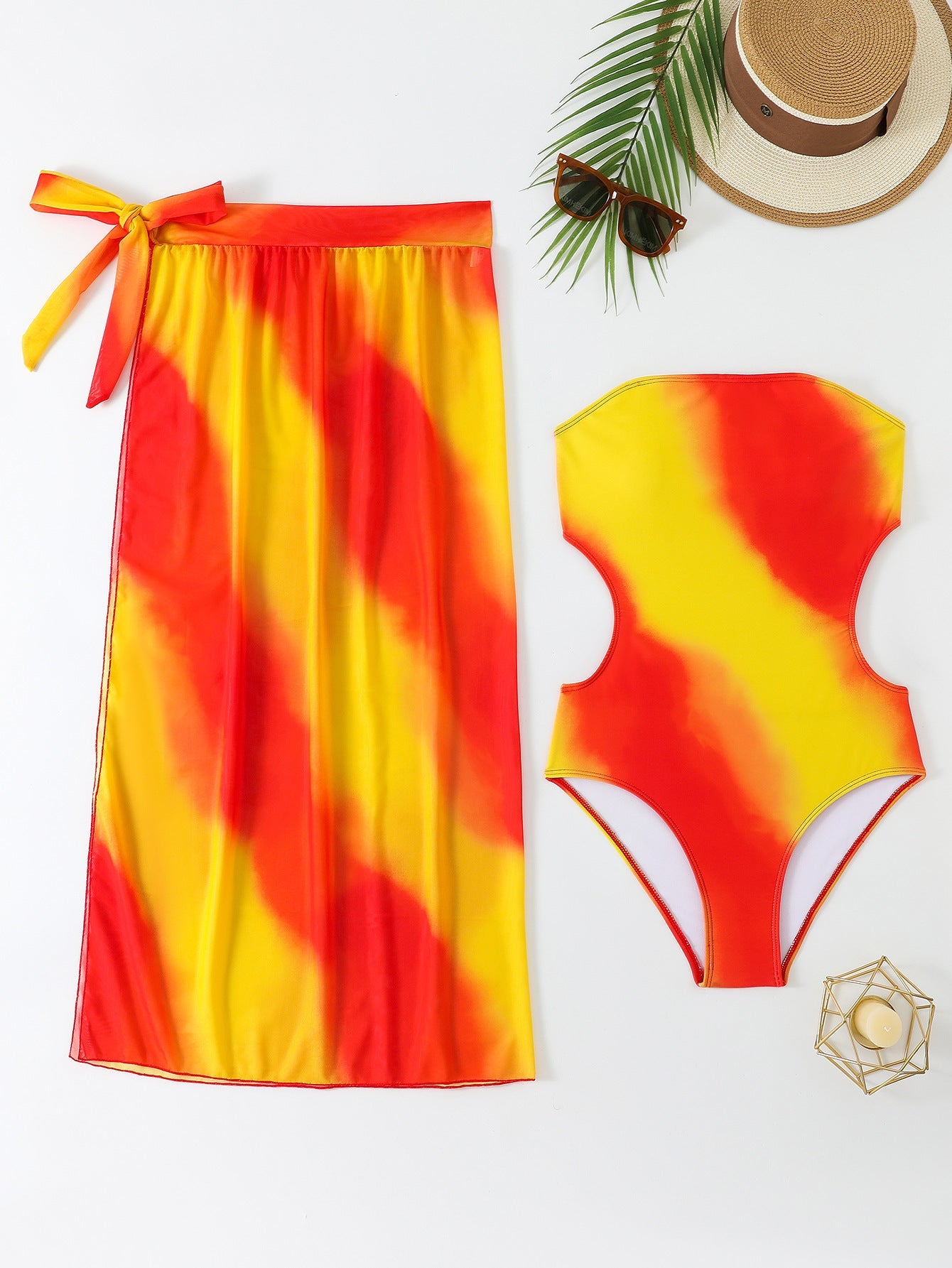 Ensemble maillot de bain et jupe Berg-Feldt pour femmes