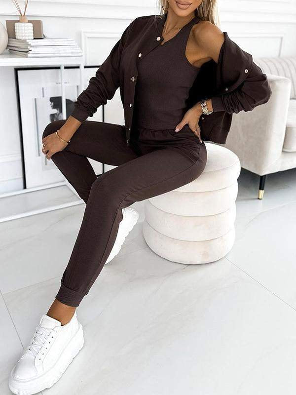 Ensemble loungewear zippé berg-feldt pour femme
