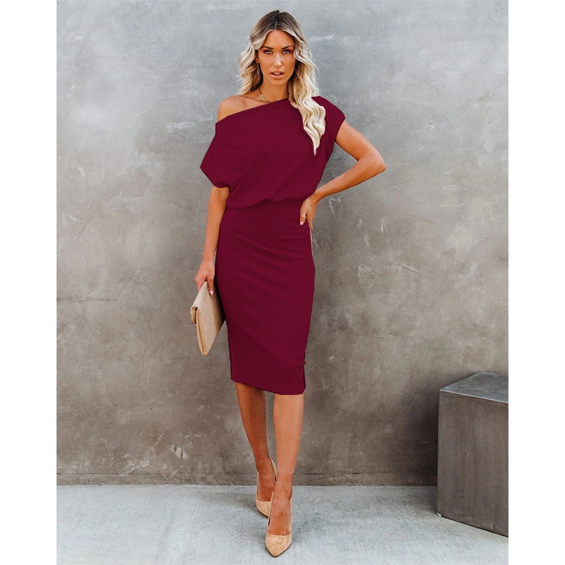 Robe midi moulante à épaules dénudées pour femme Berg-feldt