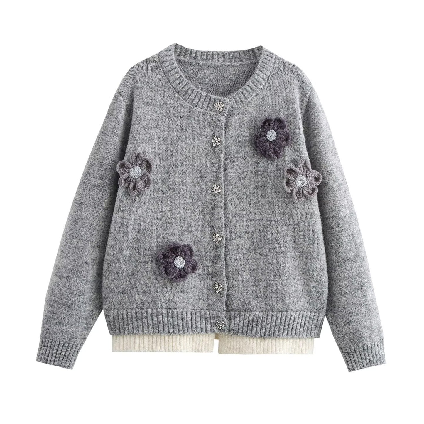 Women's Embroidered Floral Cardigan berg-feldt