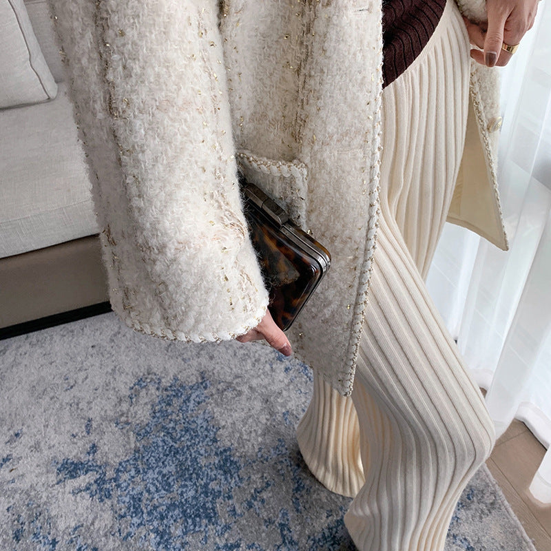 Pantalon pour femme, maille côtelée, berg-feldt